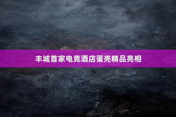 丰城首家电竞酒店蛋壳精品亮相