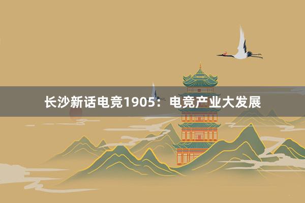 长沙新话电竞1905：电竞产业大发展